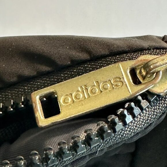 Adidas Linear Mini Backpack Black White Gold Small Travel Bag - Picture 4 of 6
